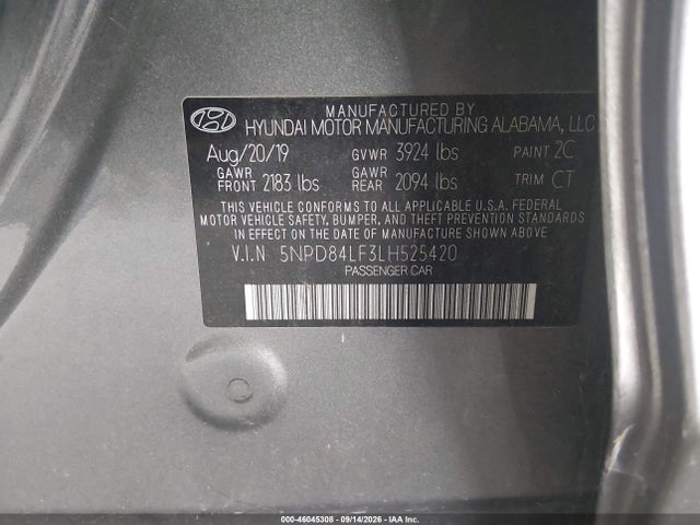 2020 HYUNDAI ELANTRA SEL 9