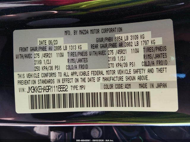 2024 MAZDA CX-90 PHEV PREMIUM PLUS 9