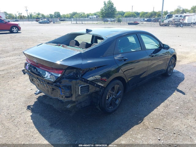 2023 HYUNDAI ELANTRA HYBRID BLUE 4