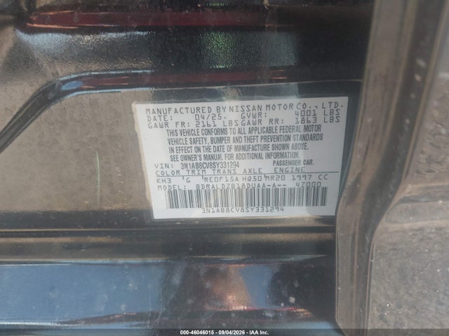 2025 NISSAN SENTRA SV 9