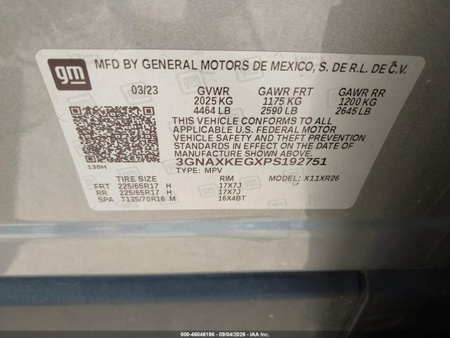 2023 CHEVROLET EQUINOX FWD LT 9