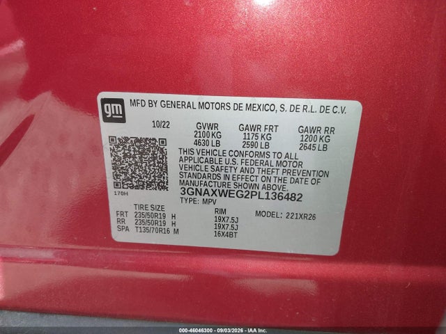 2023 CHEVROLET EQUINOX AWD RS 9