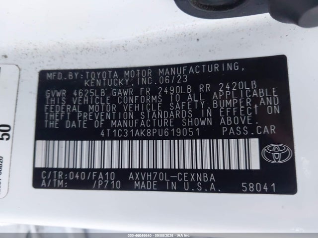 2023 TOYOTA CAMRY LE HYBRID 9