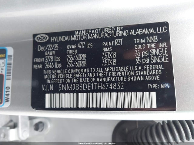 2026 HYUNDAI TUCSON SEL 9