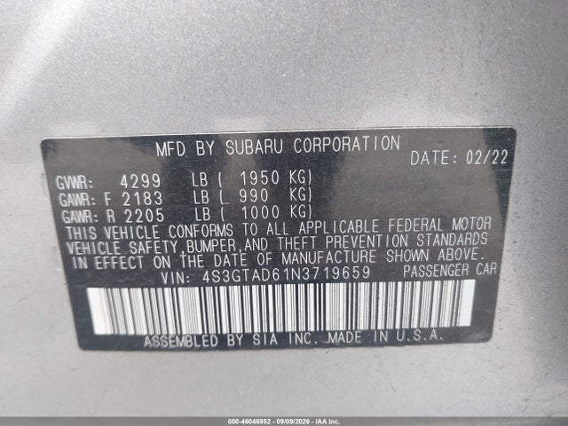 2022 SUBARU IMPREZA PREMIUM 5-DOOR 9