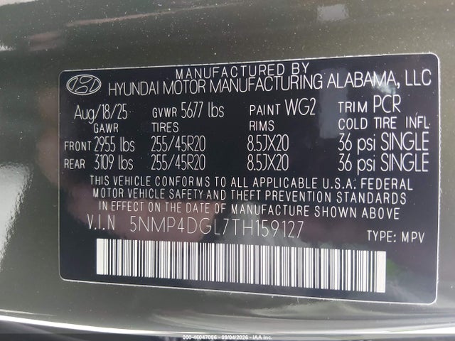 2026 HYUNDAI SANTA FE LIMITED 7 PASSENGER 7