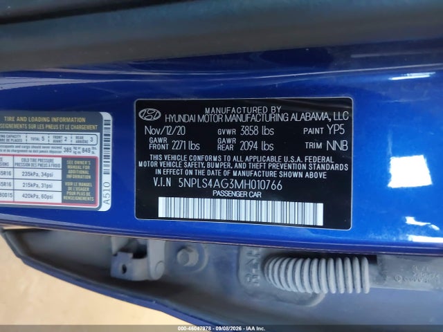 2021 HYUNDAI ELANTRA SEL 9