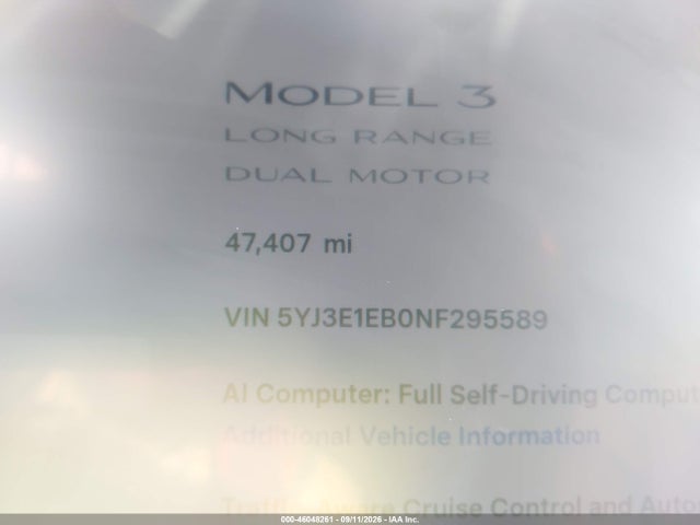 2022 TESLA MODEL 3 LONG RANGE DUAL MOTOR ALL-WHEEL DRIVE 14