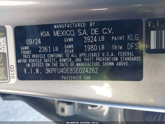 2025 KIA K4 EX 9