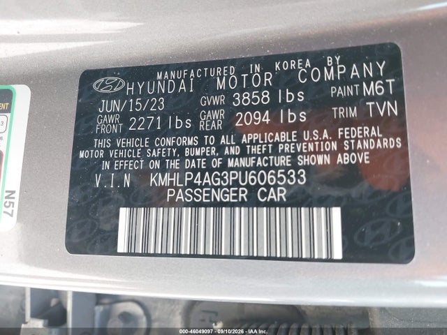 2023 HYUNDAI ELANTRA LIMITED 9