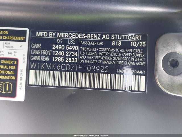 2026 MERCEDES-BENZ AMG CLE 53 9