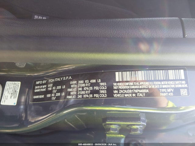 2022 JEEP RENEGADE LATITUDE 4X4 9
