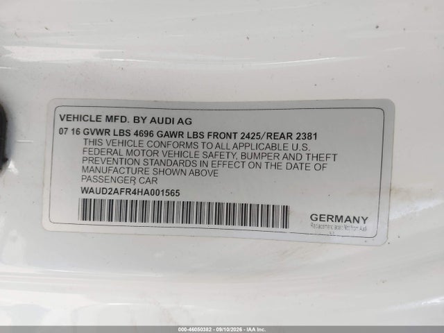 2017 AUDI A5 SPORT 9