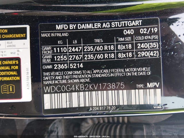 2019 MERCEDES-BENZ GLC 300 4MATIC 9