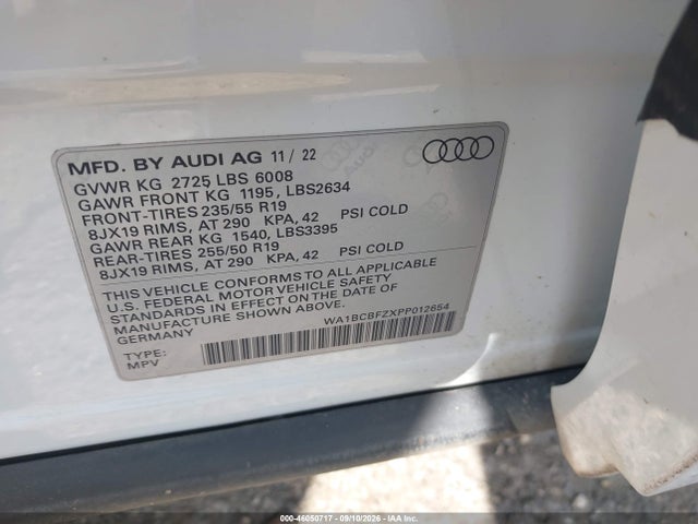 2023 AUDI Q4 E-TRON PREMIUM PLUS 40 RWD 9