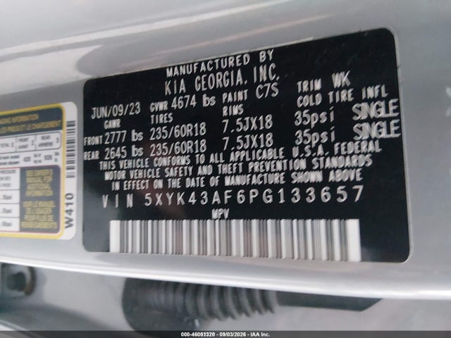 2023 KIA SPORTAGE SX 9