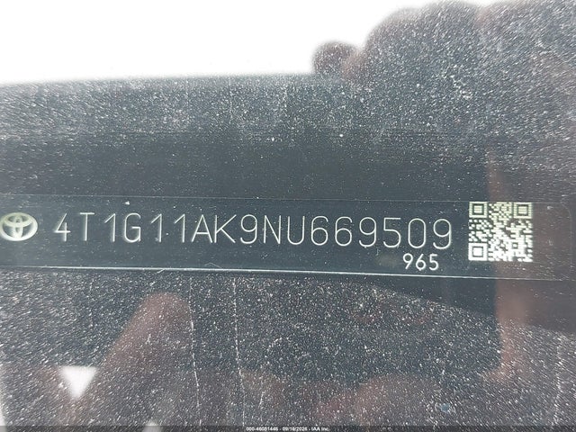 2022 TOYOTA CAMRY SE 9