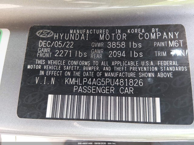 2023 HYUNDAI ELANTRA LIMITED 9