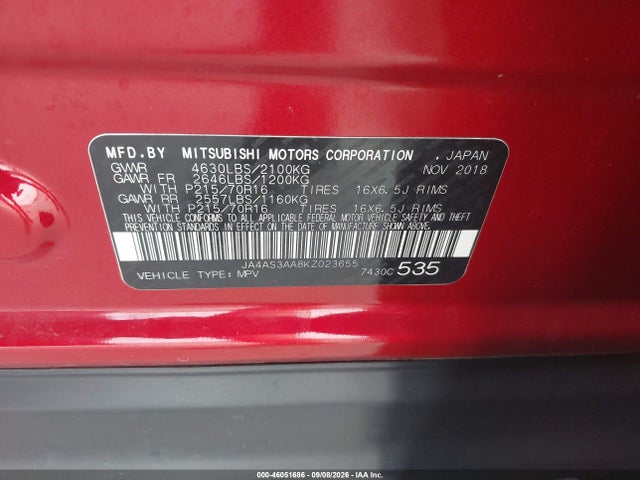2019 MITSUBISHI ECLIPSE CROSS ES 9