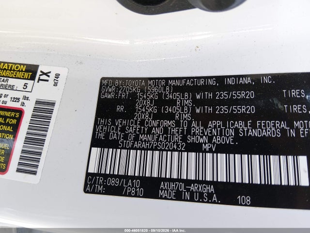 2023 TOYOTA HIGHLANDER HYBRID PLATINUM 9