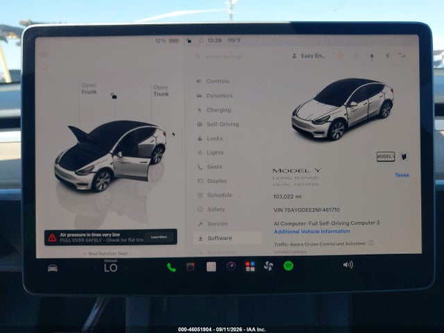 2022 TESLA MODEL Y LONG RANGE DUAL MOTOR ALL-WHEEL DRIVE 7