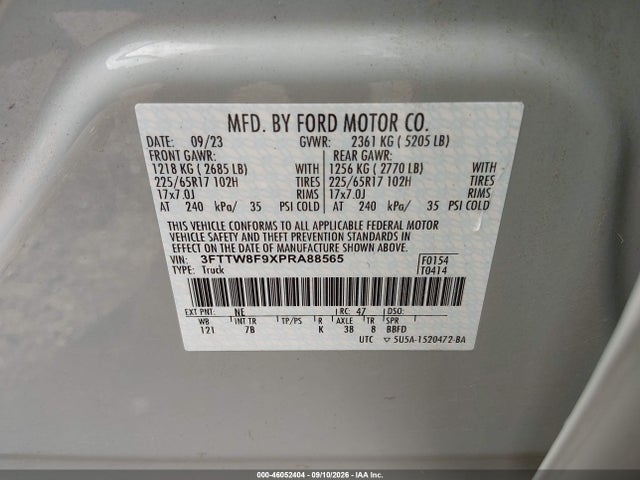 2023 FORD MAVERICK XLT 9