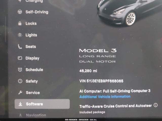 2023 TESLA MODEL 3 LONG RANGE DUAL MOTOR ALL-WHEEL DRIVE 7