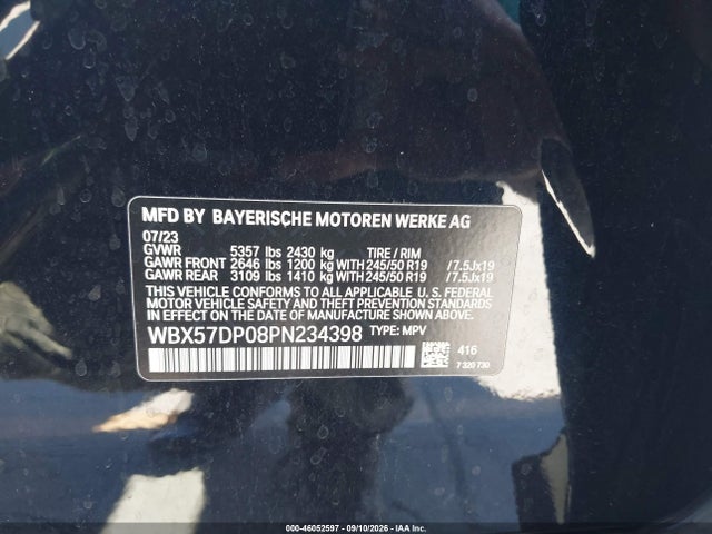 2023 BMW X3 XDRIVE30I 9