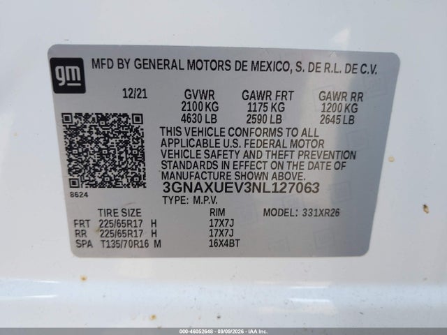 2022 CHEVROLET EQUINOX AWD LT 9