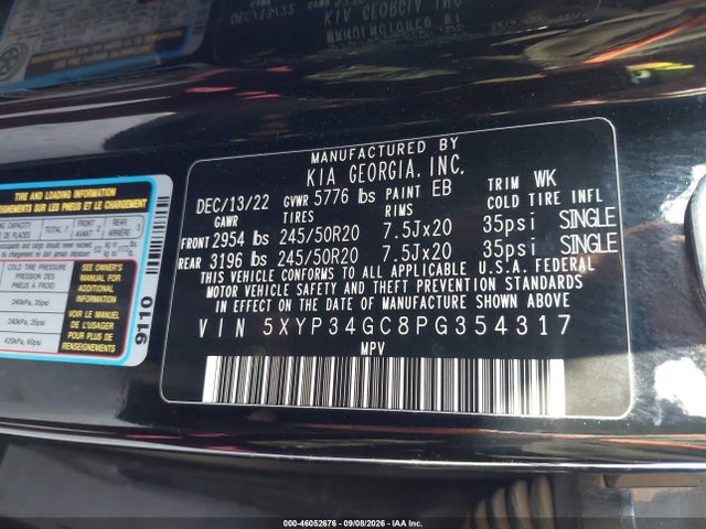 2023 KIA TELLURIDE EX 9