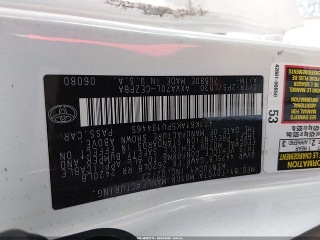 2023 TOYOTA CAMRY XSE 9