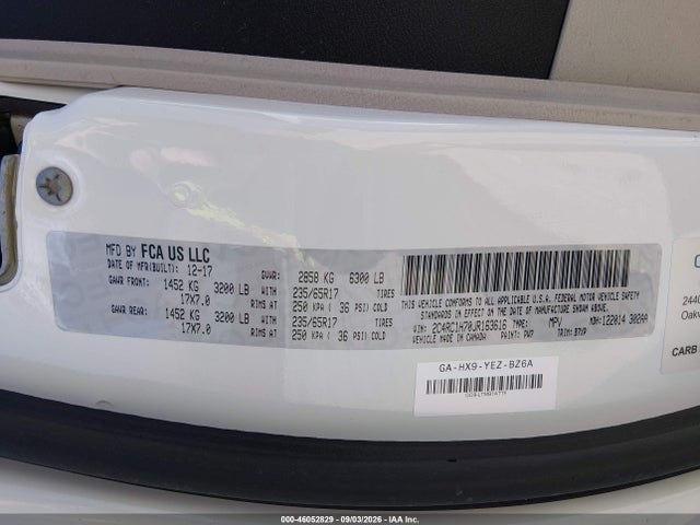 2018 CHRYSLER PACIFICA HYBRID TOURING PLUS 9