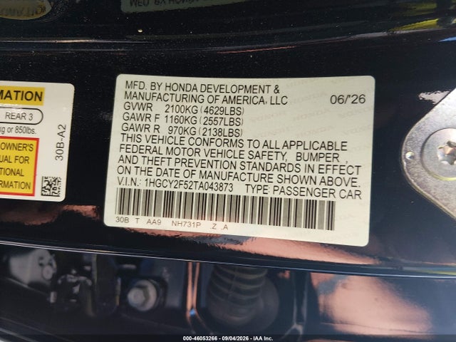 2026 HONDA ACCORD HYBRID SPORT 9