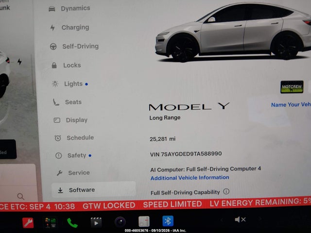 2026 TESLA MODEL Y PREMIUM REAR-WHEEL DRIVE/REAR-WHEEL DRIVE 16
