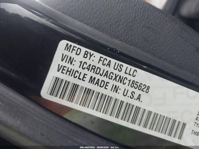 2022 DODGE DURANGO SXT AWD 9