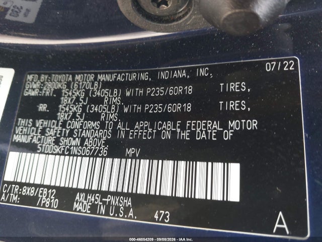 2022 TOYOTA SIENNA XSE 9