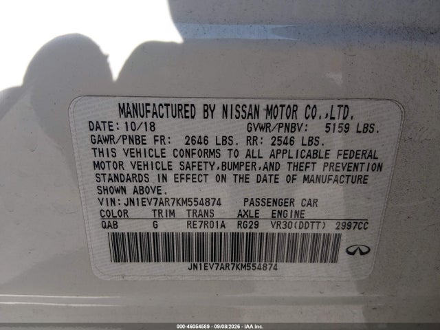 2019 INFINITI Q50 3.0T LUXE 9