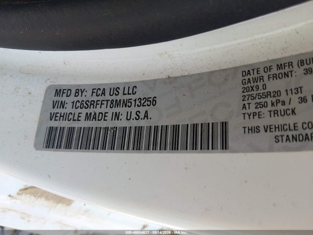 2021 RAM 1500 BIG HORN 4X4 5'7 BOX 9