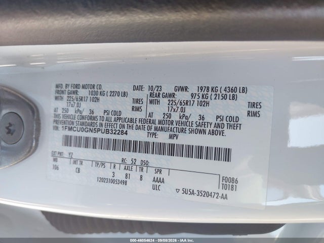 2023 FORD ESCAPE ACTIVE 9