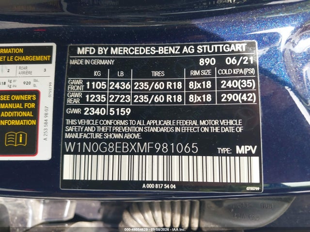 2021 MERCEDES-BENZ GLC 300 4MATIC SUV 9