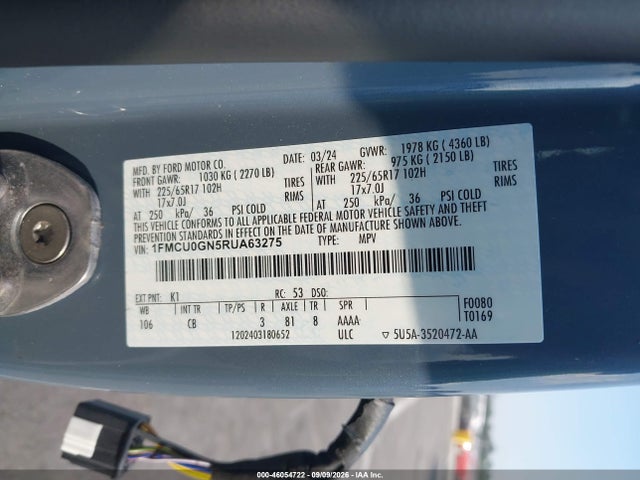 2024 FORD ESCAPE ACTIVE 9