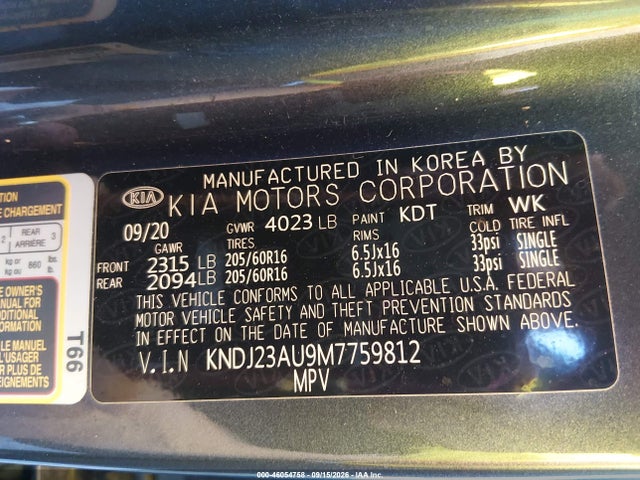 2021 KIA SOUL LX 9
