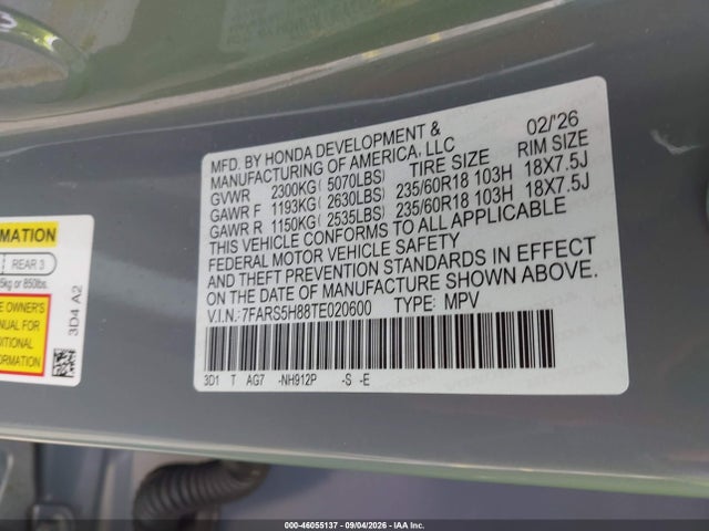 2026 HONDA CR-V HYBRID 2WD SPORT-L 9