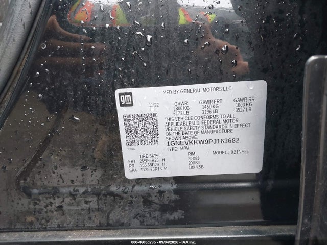 2023 CHEVROLET TRAVERSE AWD PREMIER 9
