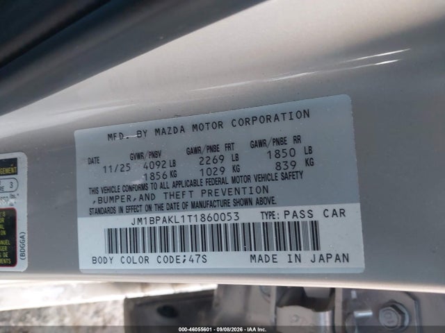 2026 MAZDA MAZDA3 2.5 S SELECT SPORT 9