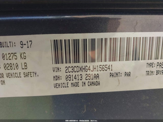 2018 DODGE CHARGER SXT PLUS RWD 9