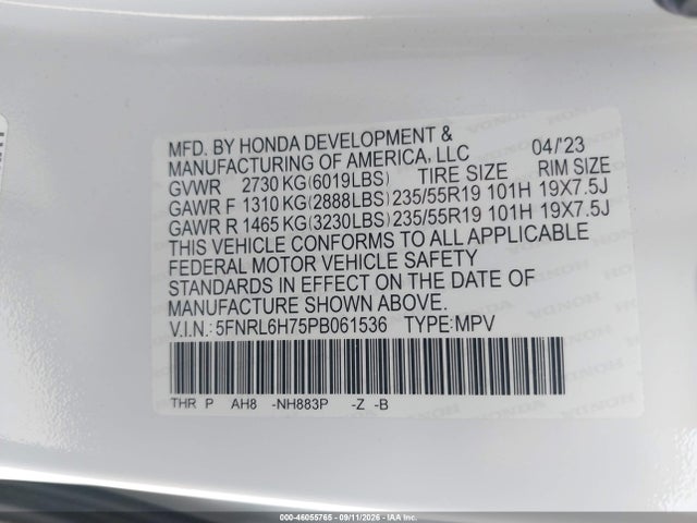 2023 HONDA ODYSSEY SPORT 9