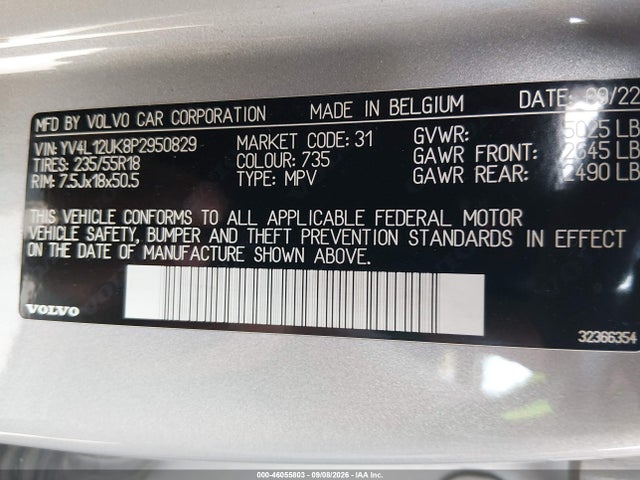 2023 VOLVO XC40 B5 CORE 9