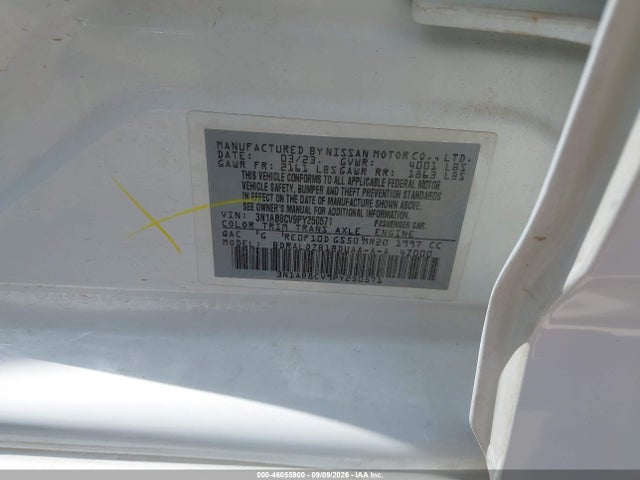 2023 NISSAN SENTRA SV XTRONIC CVT 9