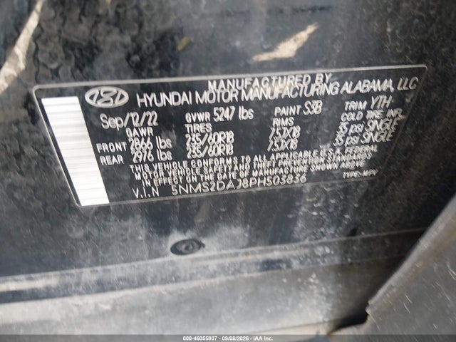 2023 HYUNDAI SANTA FE SEL 9